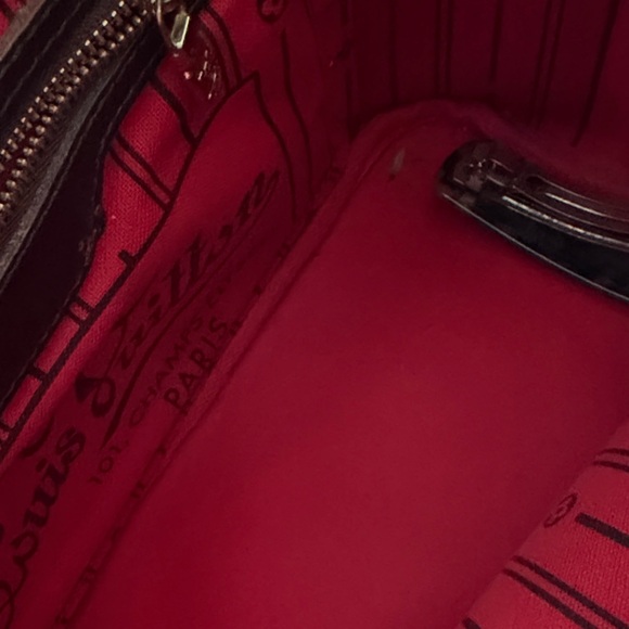 Louis Vuitton Black and Brown Checkered Tote - Picture 4 of 8